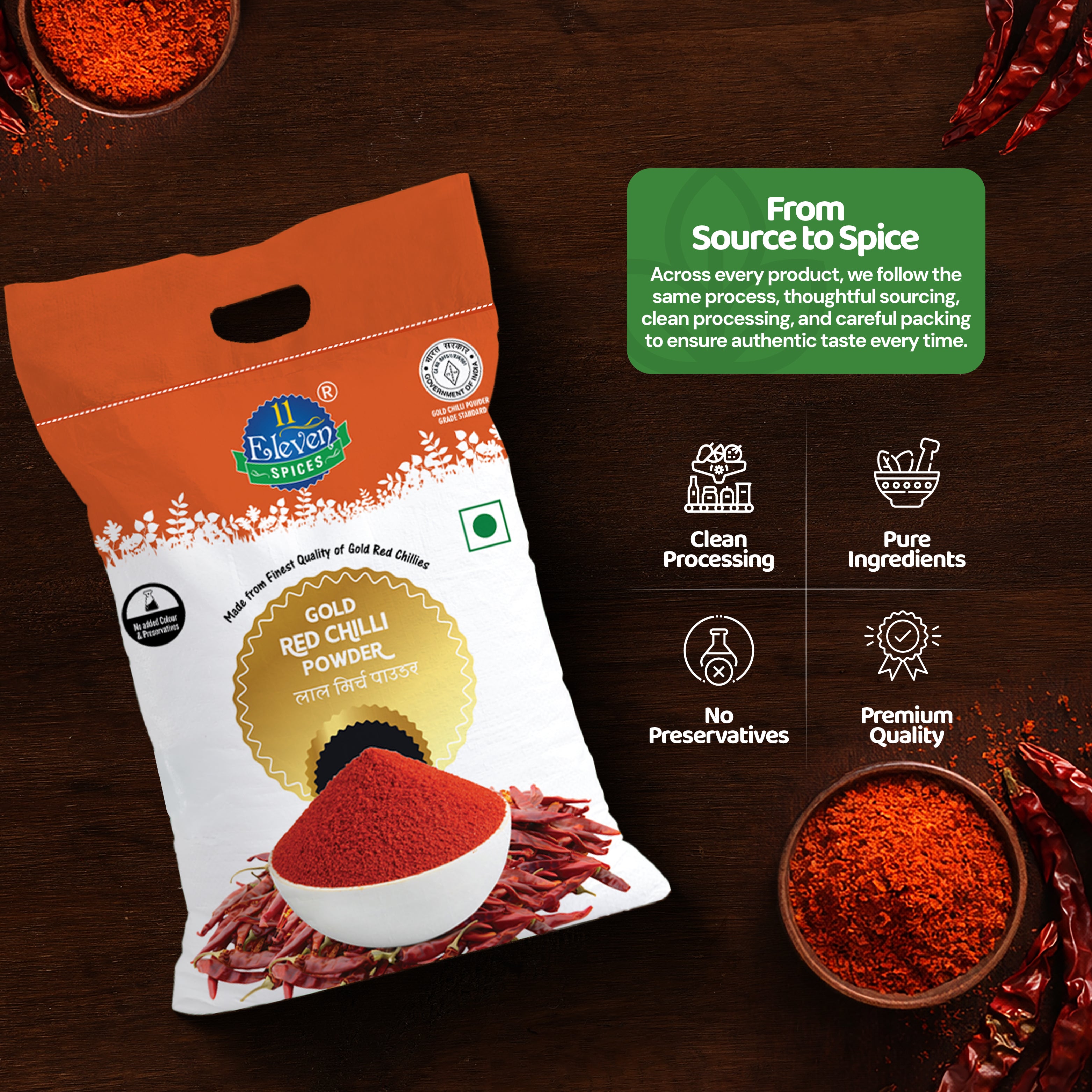 Gold Red Chilli Powder