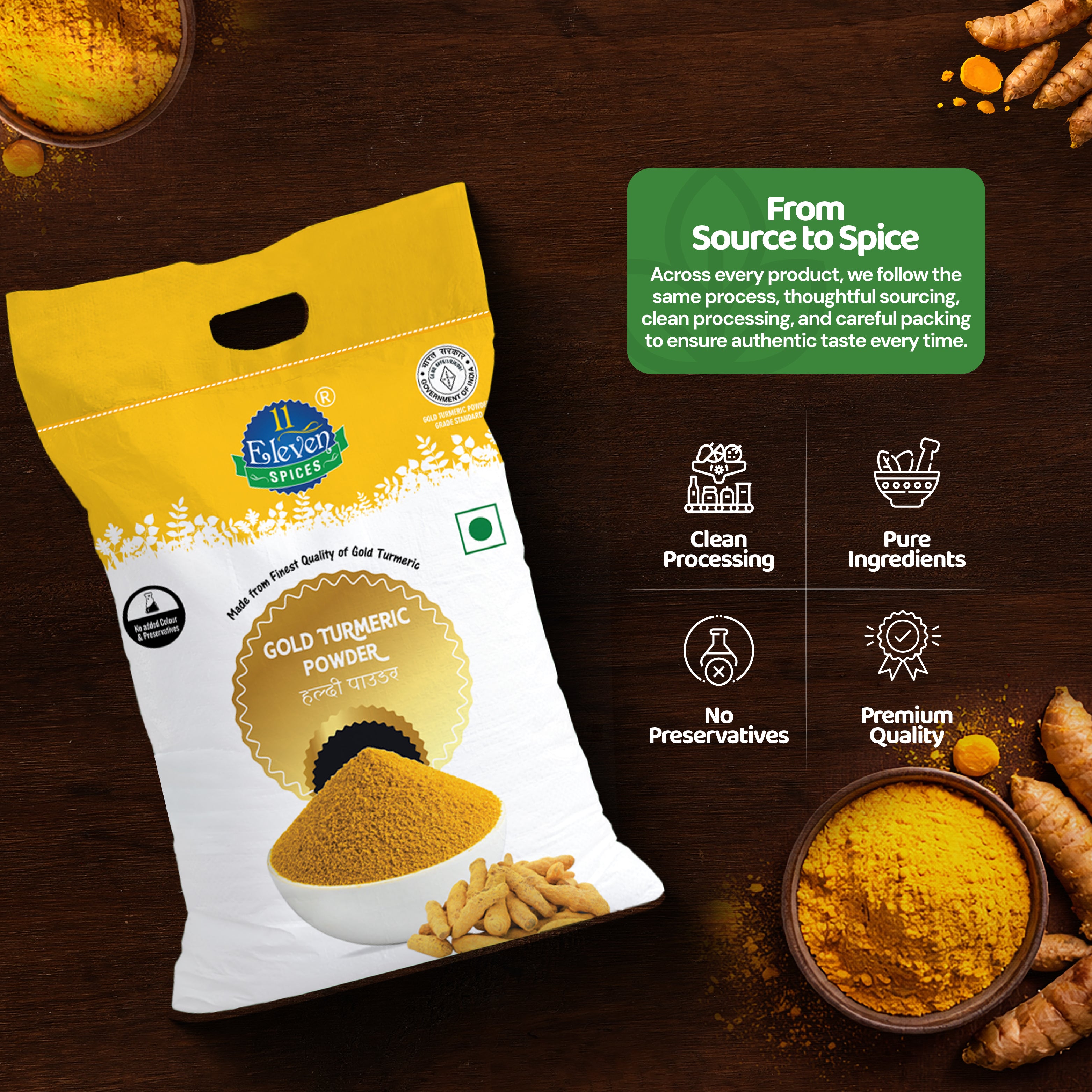 Gold Turmeric Powder